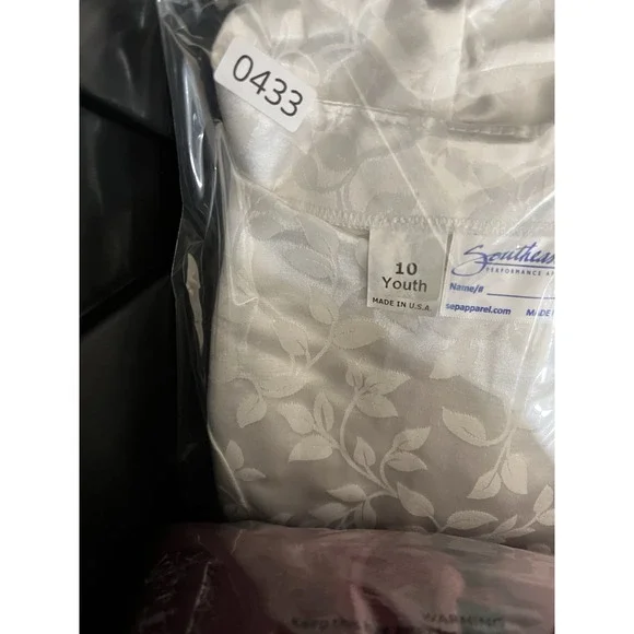 White Concert Youth 10 Jubilus Southern Performance Apparel Top Orchestra Choir‎ - Picture 5 of 5